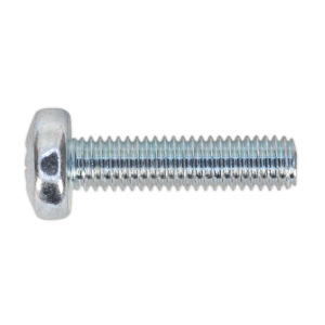 Sealey Zinc Plated Pan Head Pozi Machine Screw M5 x 20mm, DIN 7985Z - Pack of 100 (MSP520)