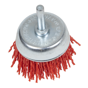Sealey Nylon Filament Cup Brush 50mm with 6mm Shaft (NFB50)
