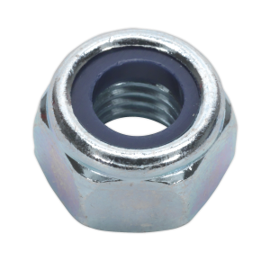 Sealey Zinc Plated Nylon Locknut M10, DIN 982 - Pack of 100 (NLN10)