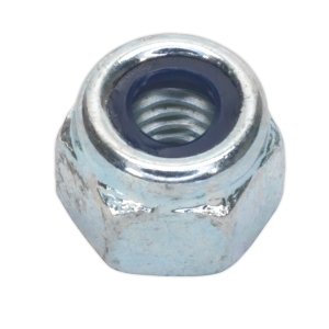Sealey Zinc Plated Nylon Locknut M5, DIN 982 - Pack of 100 (NLN5)