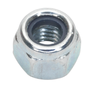 Sealey Zinc Plated Nylon Locknut M6, DIN 982 - Pack of 100 (NLN6)