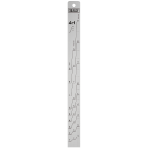 Sealey Aluminium Paint Measuring Stick 2:1/4:1 (PA04)