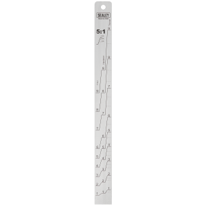 Sealey Aluminium Paint Measuring Stick 5:1/5:3 (PA08)