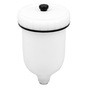 Sealey Paint Spray Gun Pot with Brass Fitting 600ml - White (PC01)