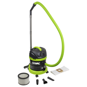 Sealey BuilderVac® 15L M Class Vacuum Cleaner Wet & Dry with Stainless Steel Drum 1400W/230V (PC150BV)