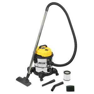 Sealey 20L Vacuum Cleaner Wet & Dry Stainless Drum 1200W/110V (PC200SD110V)