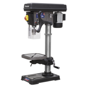 Sealey Premier Bench Mounting Pillar Drill 16-Speed 370W 230V (PDM155B)