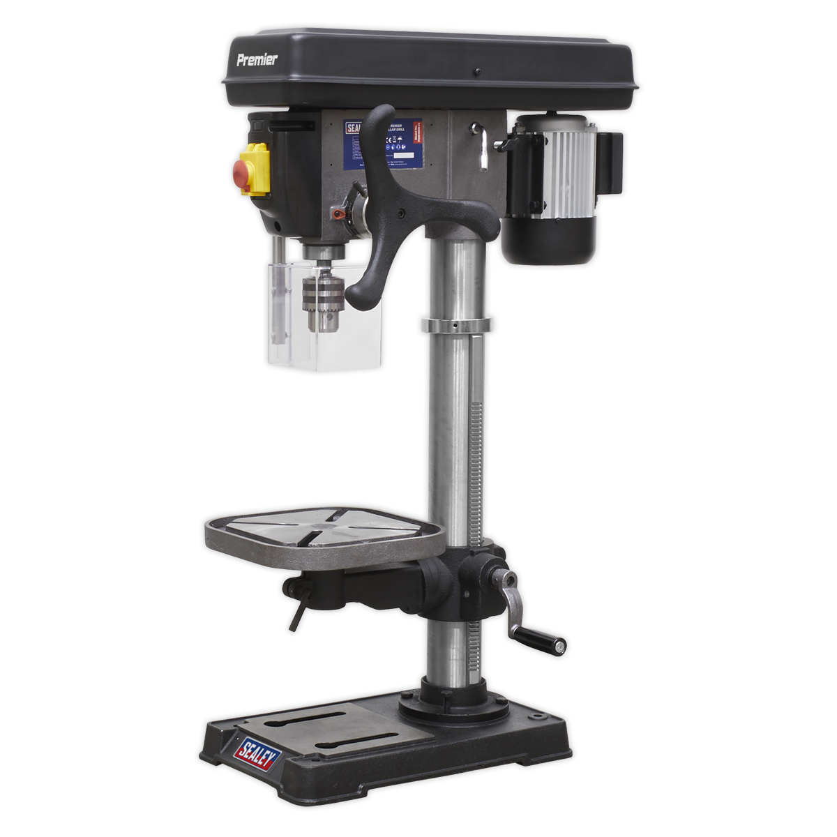 Sealey Premier Bench Mounting Pillar Drill 16-Speed 370W 230V (PDM155B)
