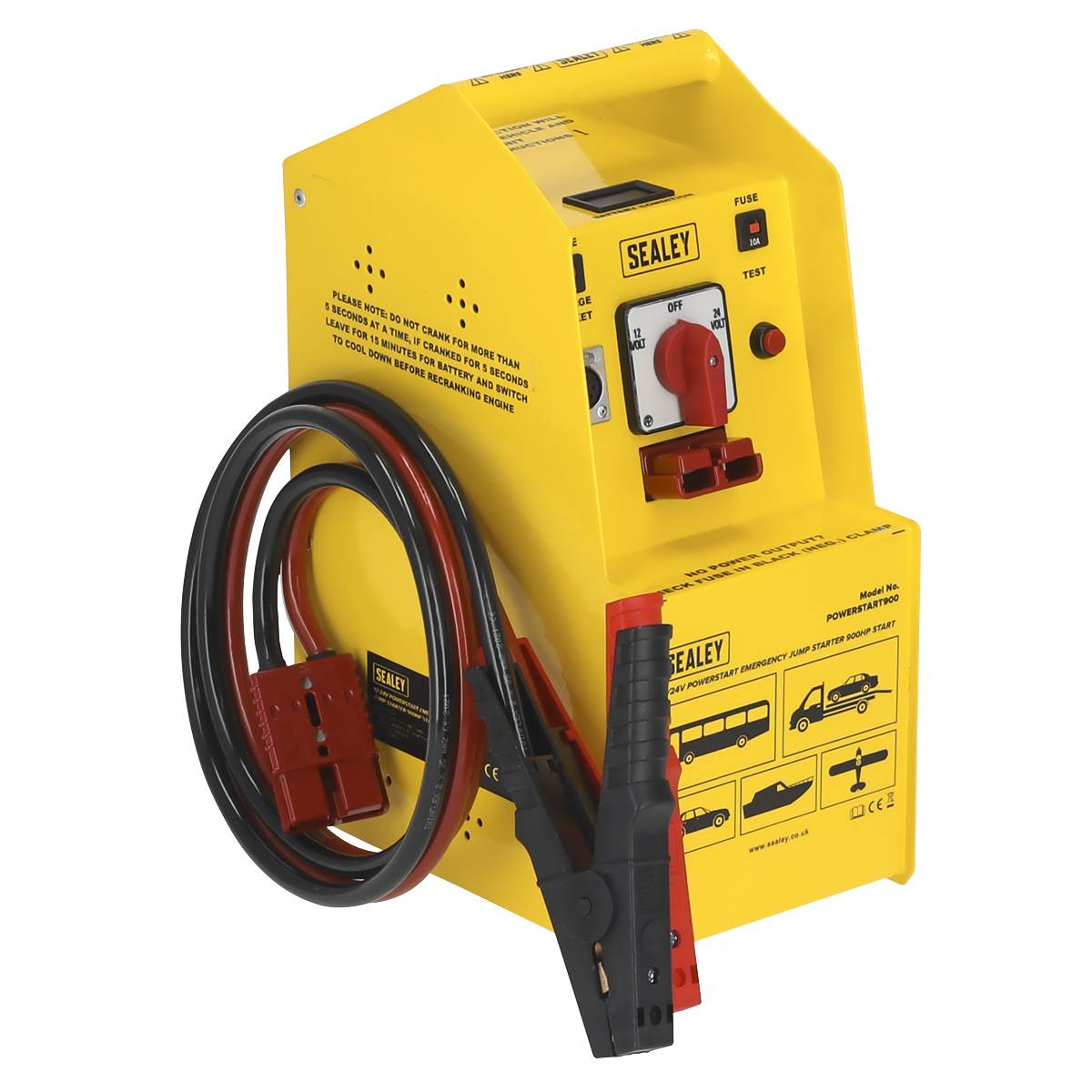 Sealey 12/24V Emergency Jump Starter 900hp Start (POWERSTART900)