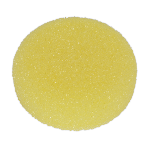 Sealey Hook-and-Loop Buffing & Polishing Foam Head 80 x 25mm - Yellow/Coarse (PTCCHV79Y)