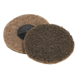 Sealey Quick Change Preparation Pad 75mm, Coarse - Pack of 10 (PTCQC75C)