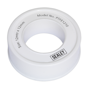 Sealey PTFE Thread Sealing Tape 12mm x 12m (PTFE1210)