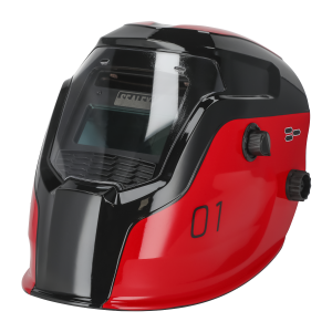 Sealey Auto Darkening Welding Helmet Shade 9-13 - Red (PWH1)
