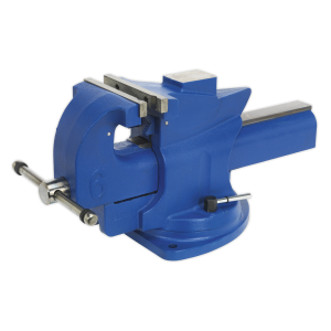 Sealey Quick Action Cast Iron Vice with Swivel Base 150mm (QAV150)
