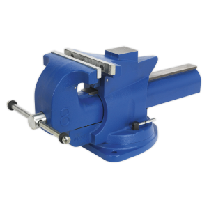 Sealey Quick Action Cast Iron Vice with Swivel Base 200mm (QAV200)