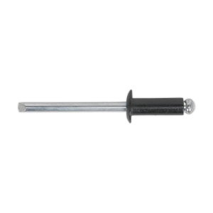 Sealey Aluminium Standard Flange Rivet 4 x 10mm, Black - Pack of 200 (RAB4010S)