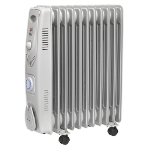 Sealey 11-Element Oil Filled Radiator with Timer 2500W/230V (RD2500T)