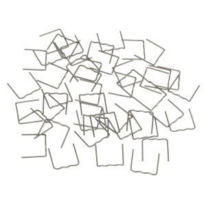 Sealey Flat Staple 0.8mm - Pack of 100 (RE08)