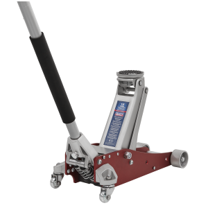 Sealey Aluminium/Steel Trolley Jack with Rocket Lift 1.5 Tonne (RJAS1500)