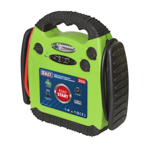 Sealey RoadStart® 12V Emergency Jump Starter 900 Peak Amps - Hi-Vis Green (RS1312HV)