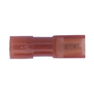 Sealey Fully Insulated Female Terminal 2.8mm, Red - Pack of 100 (RT28)