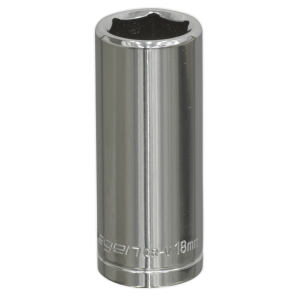 Sealey Siegen Deep Socket 3/8"Sq Drive 18mm (S0596)