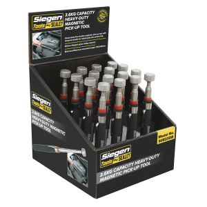 Sealey Siegen Heavy-Duty Magnetic Pick-Up Tool 3.6kg Capacity - Display Box of 16 (S0823DB)