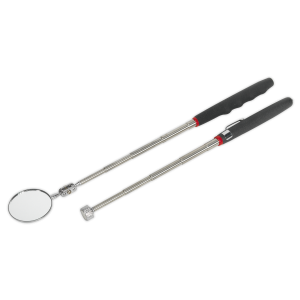 Sealey Siegen Telescopic Magnetic Pick-Up Tool & Inspection Mirror Set 2pc (S0940)