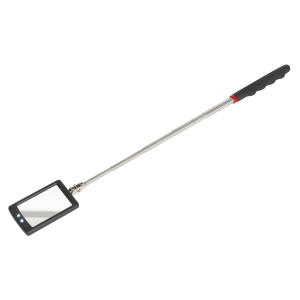 Sealey Siegen Telescopic Inspection Mirror with 2 LEDs 52 x 83mm (S0948)