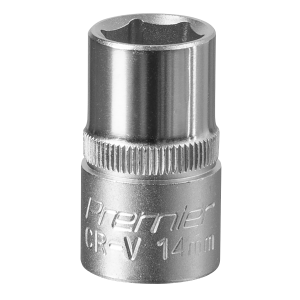 Sealey Premier Socket 1/2"Sq Drive 14mm (S1214)