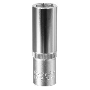 Sealey Premier Deep Socket 1/2"Sq Drive 16mm (S1216D)