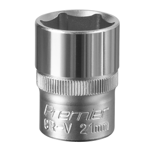 Sealey Premier Socket 1/2"Sq Drive 21mm (S1221)