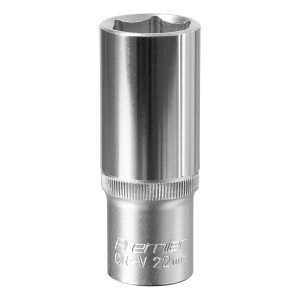 Sealey Premier Deep Socket 1/2"Sq Drive 22mm (S1222D)