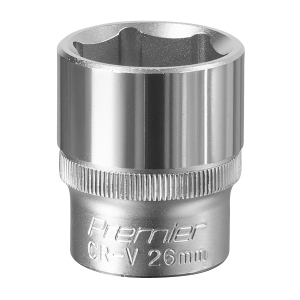 Sealey Premier Socket 1/2"Sq Drive 26mm (S1226)