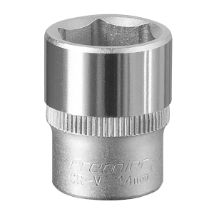 Sealey Premier Socket 1/4"Sq Drive 14mm (S1414)