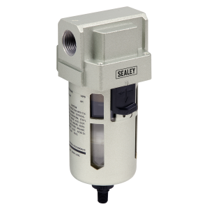 Sealey Auto Drain Air Filter Max. Airflow 140cfm (SA206FAD)