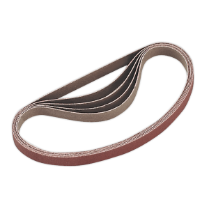 Sealey 10 x 330mm Sanding Belt 120Grit - Pack of 5 (SA35/B120G)