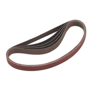 Sealey 20 x 520mm Sanding Belt 80Grit - Pack of 5 (SA355/B80G)