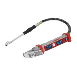 Sealey Tyre Inflator with 0.5m Hose & Twin Push-On Connector (SA371)