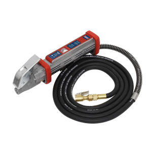 Sealey Tyre Inflator with 2.7m Hose & Clip-On Connector (SA372)