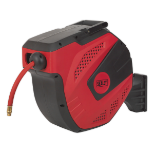 Sealey 15m Auto-Rewind Control Rubber Air Hose Reel 10mm ID (SA822)