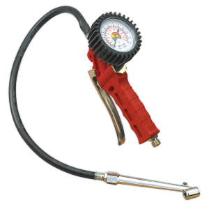 Sealey Tyre Inflator with Twin Push-On Connector (SA9312)