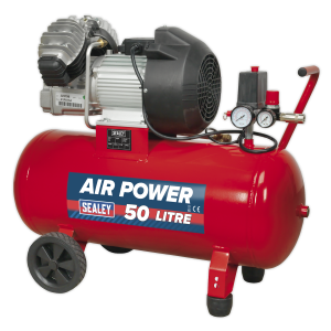 Sealey 50L V-Twin Direct Drive Air Compressor 3hp (SAC05030)