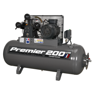 Sealey Premier 200L Belt Drive Air Compressor 5.5hp (SAC32055B)