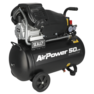 Sealey 50L V-Twin Direct Drive Air Compressor 3hp (SAC5030VA)