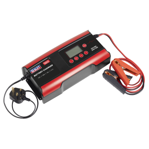 Sealey 12/24V Compact Smart Battery Charger & Maintainer 15A (SCBC15)