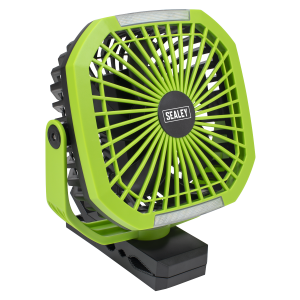 Sealey 4-Speed Portable Clip Fan with Worklight 8" (SCF8WL)