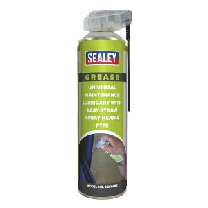 Sealey Universal Maintenance Lubricant with Easy-Straw Spray Head & PTFE 500ml (SCS018S)