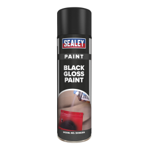 Sealey Gloss Paint 500ml - Black (SCS025S)