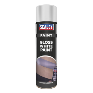 Sealey Gloss Paint 500ml - White (SCS032S)